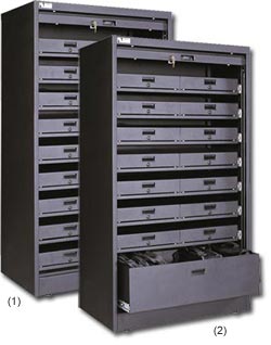 Secure Laptop/Notebook Storage Cabinets - Fully Powered